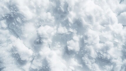 Obraz premium closeup of white snow on ground