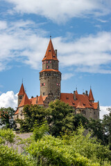 Fototapeta premium View of the Bouzov Castle
