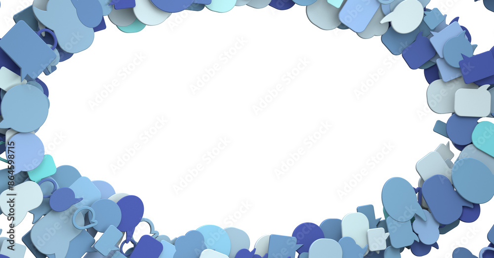 Aufkleber touching 3d rendering flying email icon with his fin