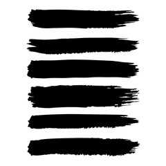 Vector collection of grunge brush strokes (28)