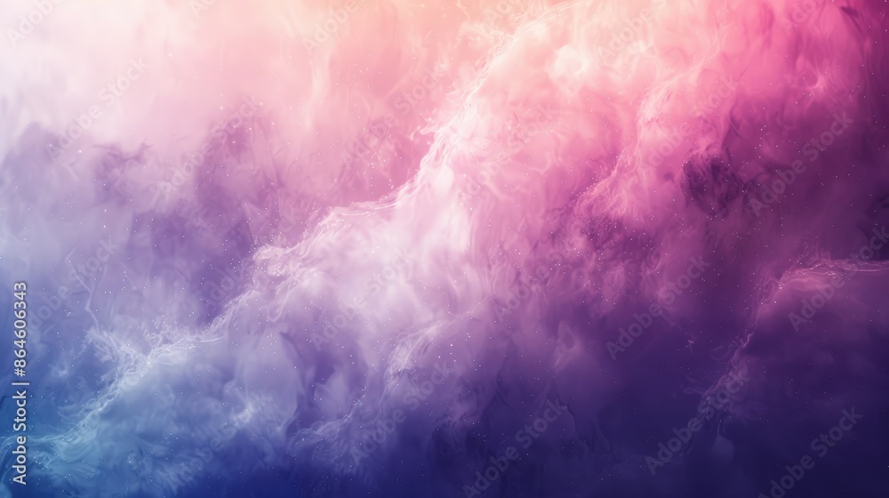 Poster abstract background with a soft gradient and light textures creating a calming effect