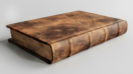 Obraz premium Medium Shot of a Brown Paper Notebook