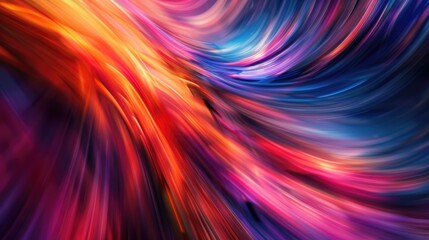 Fototapeta premium Dynamic abstract background with motion blur and swirling colors creating a sense of movement