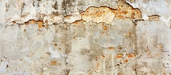 A weathered wall with a rough texture, perfect for a copy space image.