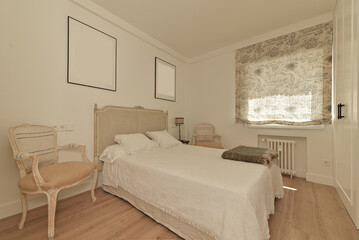 Soft, neutral tones like white, gray, beige, or pastel shades are popular in bedroom design