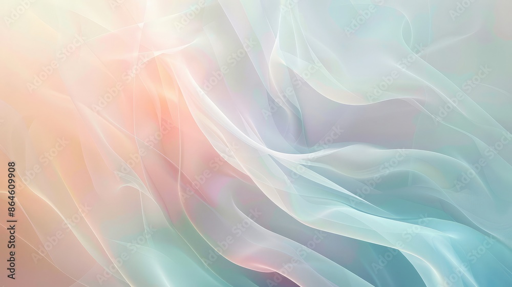 Poster soft gradients and light textures creating a calming and serene abstract background