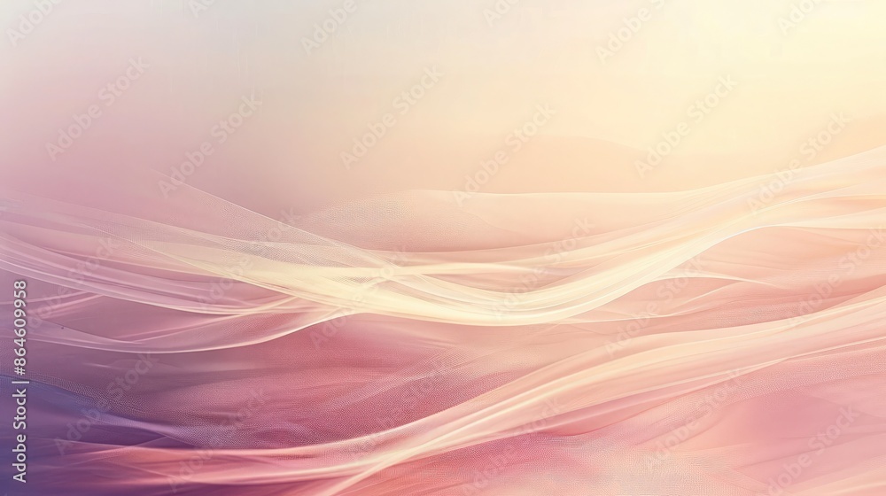 Poster soft gradients and light textures creating a serene and calming abstract background