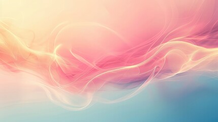 Fototapeta premium Soft gradients and light textures creating a serene and calming abstract background