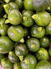 zucchini in the market