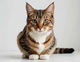 Obraz premium cat portrait photo studio animal pet