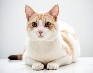 Obraz premium cat portrait photo studio animal pet