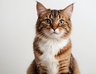 Obraz premium cat portrait photo studio animal pet