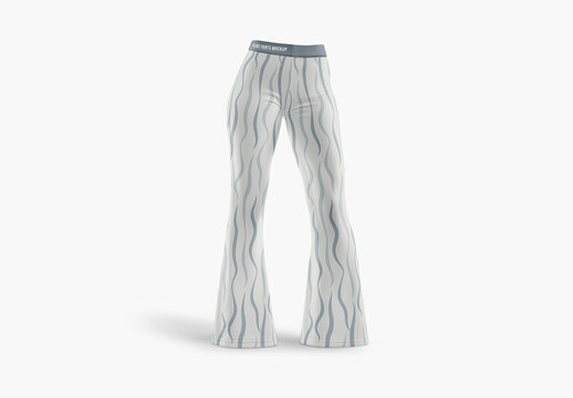 Flare Pants Mockup
