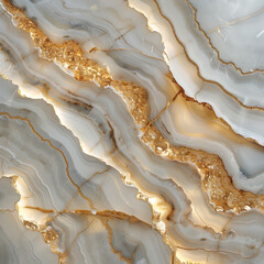 White marble with golden stripes, white marble with golden stripes, nature-inspired imagery, contrasting lights and darks, baroque-inspired details