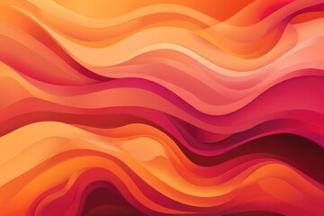 Fototapeta premium colorful abstract wave background with dark salmon shades vibrant vector design
