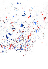 Confetti -  Independence Day background with Confetti.