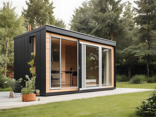 Eco-Friendly Modular Residential House with Modern Compact Interior Design