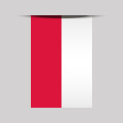 Poland Banner Flag Vector Illustration