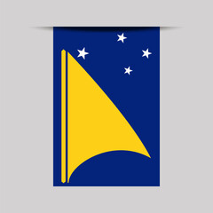 Tokelau Banner Flag Vector Illustration