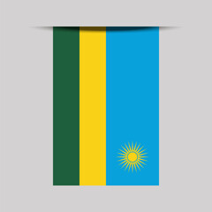 Rwanda Banner Flag Vector Illustration