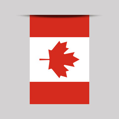 Canada Banner Flag Vector Illustration