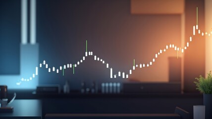 Business strategy and digital data, business technology, digital marketing, imaginative visuals of business data and financial number graphs, blurred background, business concept. Stock diagram.