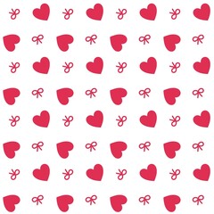 Heart seamless pattern Heart backgrounds and wallpapers