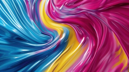 Vibrant abstract fluid art background