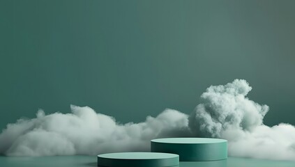 Green Stage in the Night Sky