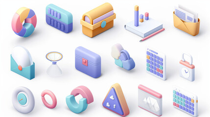 icons set for business
