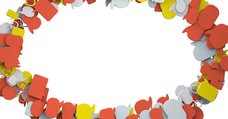 Network Communications with email symbol.