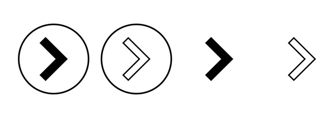 Arrow icon set. Arrow symbol. Arrow sign for your web design.