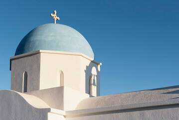 Greek Orthodox Church against blue sky