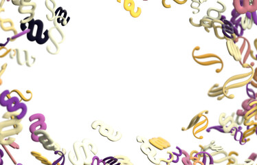 Paragraph article sign symbol 3d