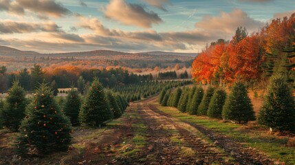 dirt road surrounded by trees in the forest