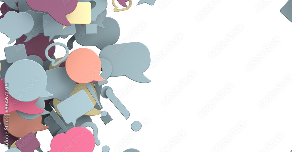 Poster hand holding using mobile phone with email icon on screen. concept of business communication