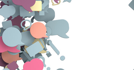 Hand holding using mobile phone with email icon on screen. Concept of business communication