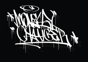 MONEY CHANGER graffiti tag style design