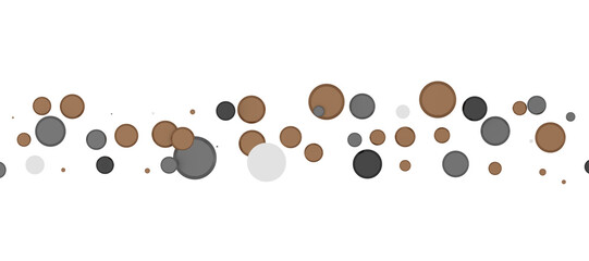 gold  confetti falling down isolated on transparent background. In 3D PNG