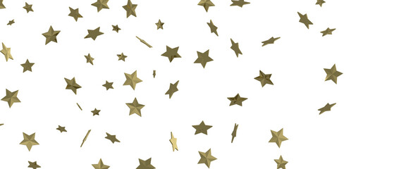 Obraz premium XMAS Stars - golden stars -