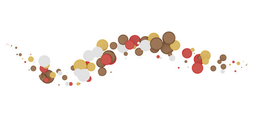 confetti png. Gold confetti falls from the sky. Glittering confetti on a transparent background. Holiday