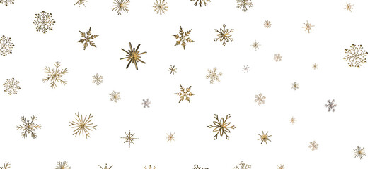 Snowflakes - Christmas Card - Snowflakes Of Paper In Frame