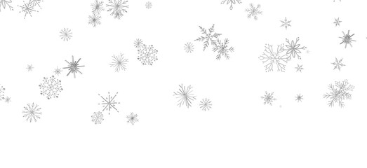 Snowflakes - Christmas Card - Snowflakes Of Paper In Frame