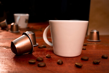 cup of coffee beans