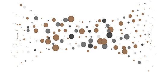 gold  serpentine confetti on transparent background. luxury isolated In 3D PNG