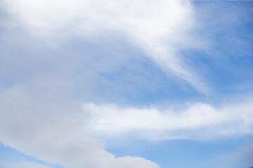 Blue sky with white cloudsbe used as a background.