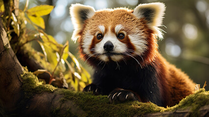 Obraz premium Red Panda - Animal, Mammal, Wildlife, Nature