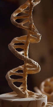Modelo em Close do Dupla H&eacute;lice de DNA