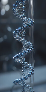 Modelo em Close do Dupla H&eacute;lice de DNA