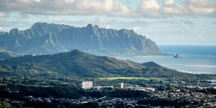 Koolau Mountain Range, Oahu, Hawaii